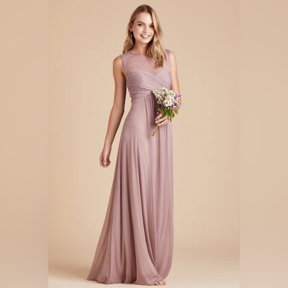 NWT Birdy Grey Ryan Dress in Mesh Mauve - Picture 1 of 9